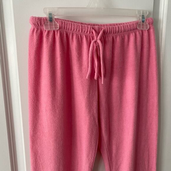 Jac Parker Women's Lazy Day Sweatpants Pink Size Small Casual Lounge - Picture 4 of 14